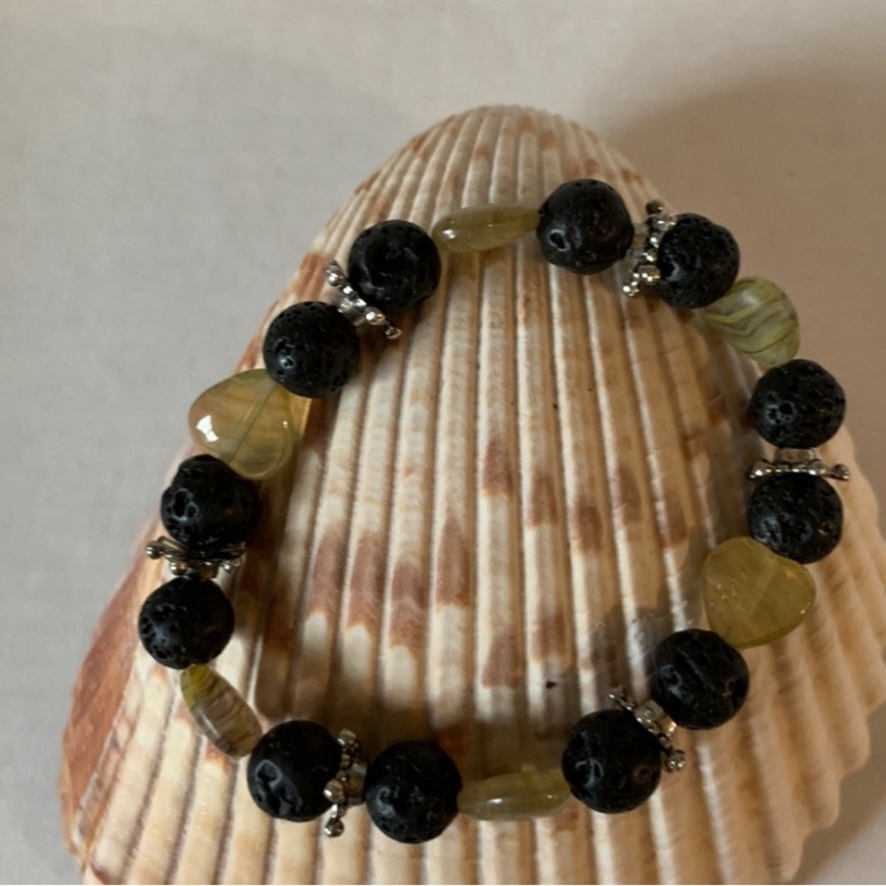 2 for $30 Handcrafted Stretch Bracelet 8mm nwt